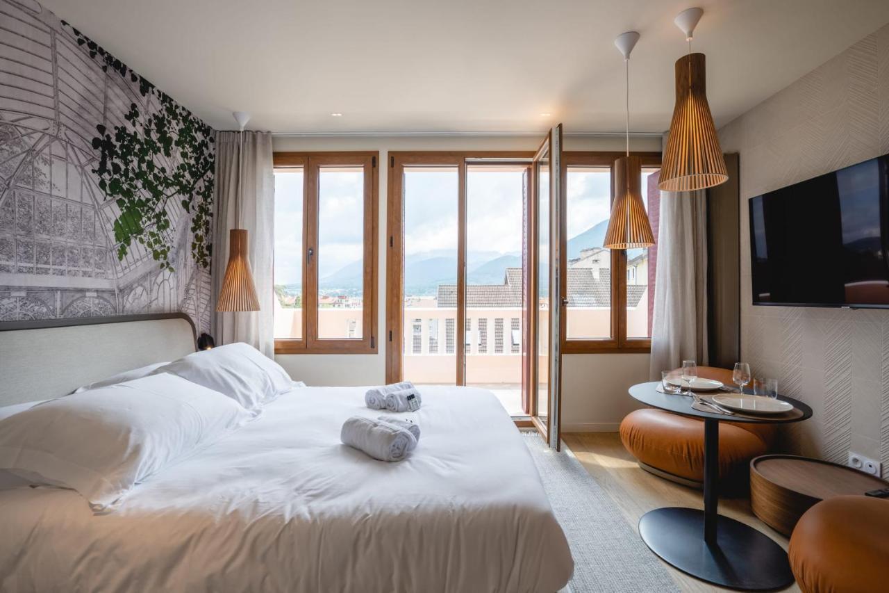Le Nid Du Favre I - Charming Studio With Stunning Lake View Annecy Exterior photo